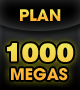 Plan de Hosting 1000 Megas