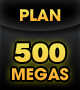 Plan de Hosting 500 Megas