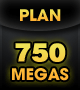 Plan de Hosting 750 Megas